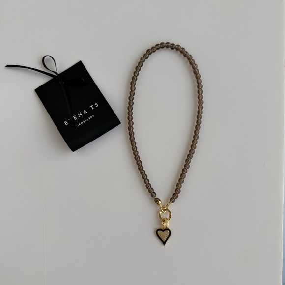 685 Smoke Quartz Stone Necklace - Picture 4 of 6